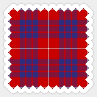 Clan Hamilton Red Tartan Sticker